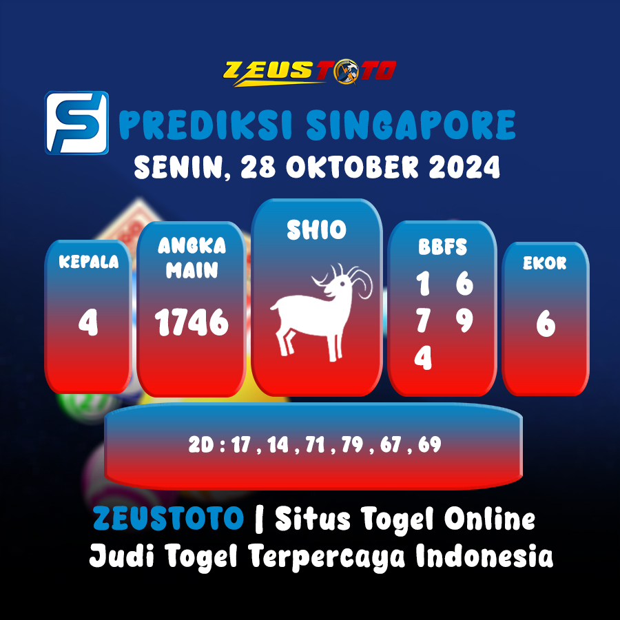 PREDIKSI KELUARAN SINGAPORE