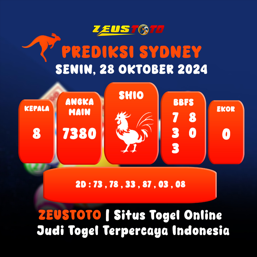 PREDIKSI KELUARAN SYDNEY