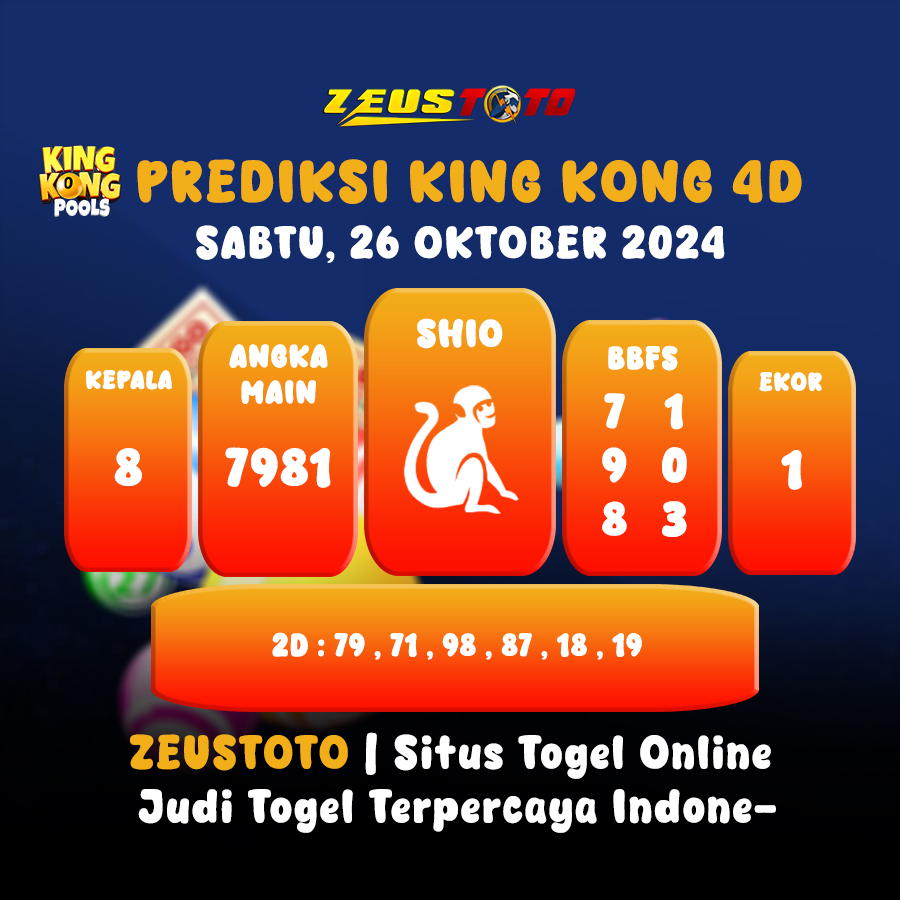 PREDIKSI KELUARAN KINGKONG 4D