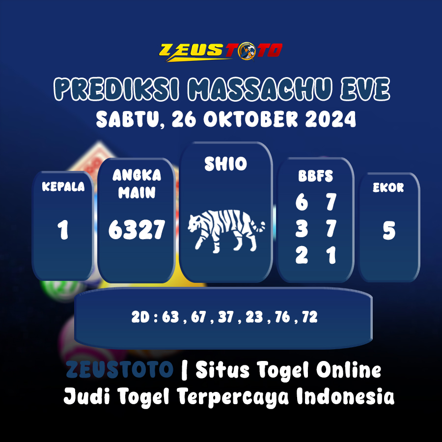 PREDIKSI KELUARAN MASSACHU EVE