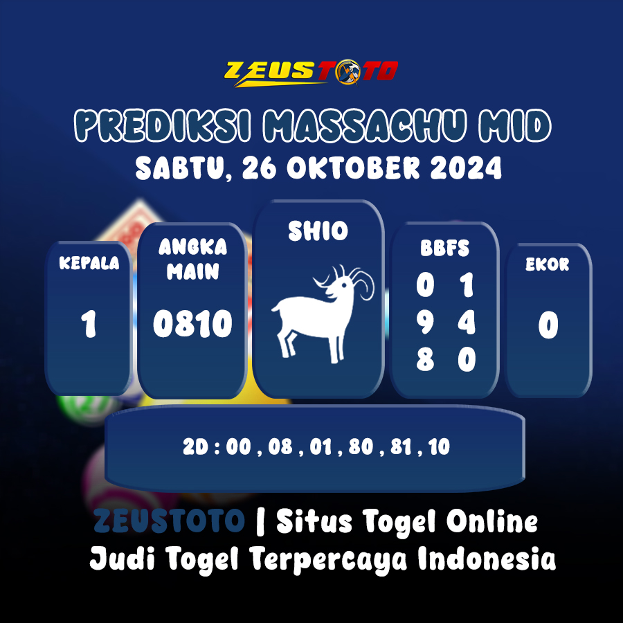 PREDIKSI KELUARAN MASSACHU MID