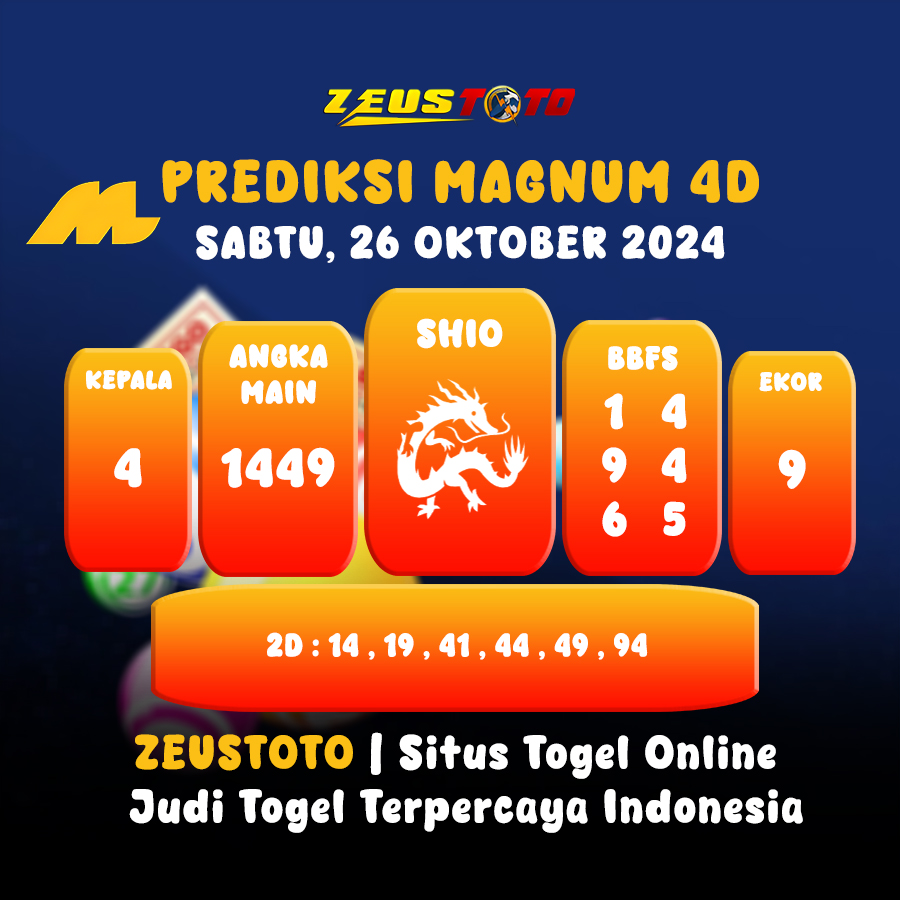 PREDIKSI KELUARAN MAGNUM 4D