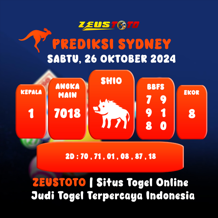 PREDIKSI KELUARAN SYDNEY