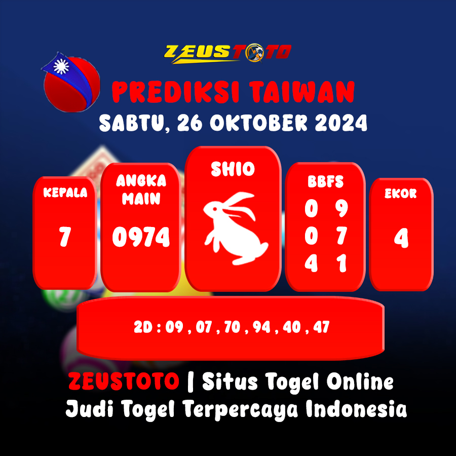 PREDIKSI KELUARAN TAIWAN