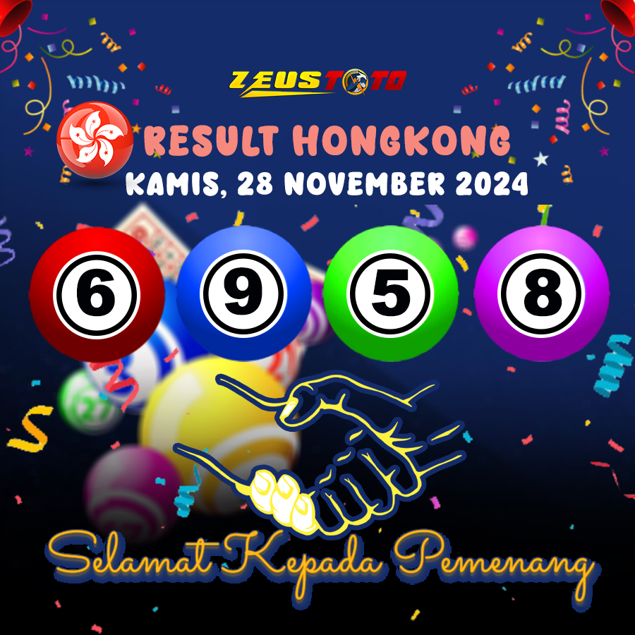 RESULT HONGKONG HARI INI KAMIS 28 NOVEMBER 2024