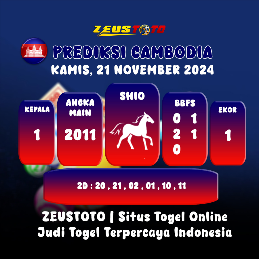 PREDIKSI TOGEL CAMBODIA HARI INI 21 NOVEMBER 2024