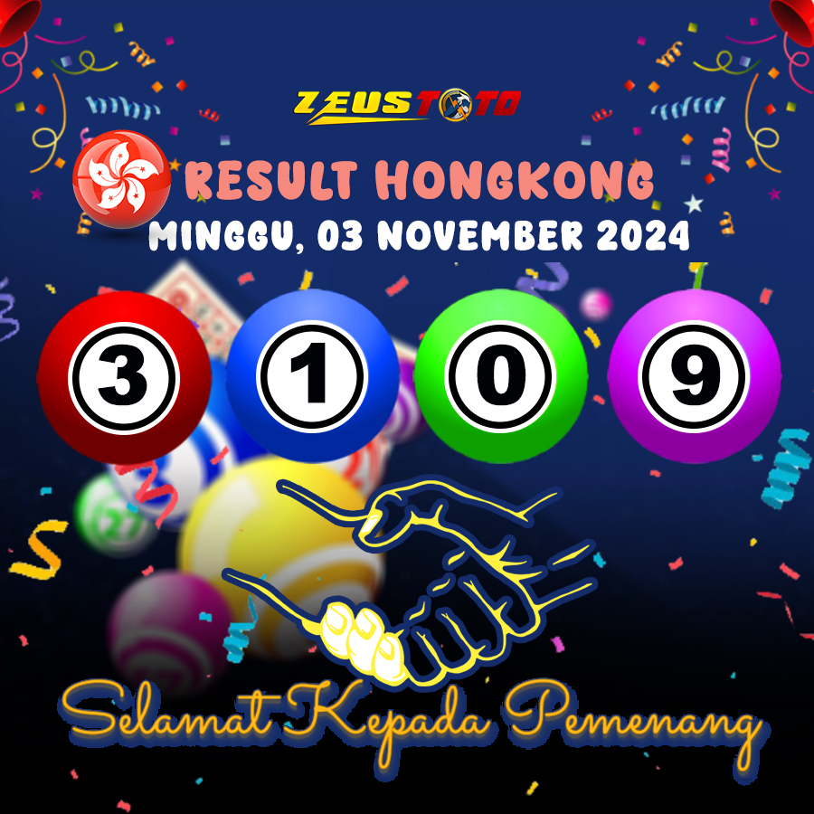 RESULT HONGKONG HARI INI MINGGU 03 NOVEMBER 2024