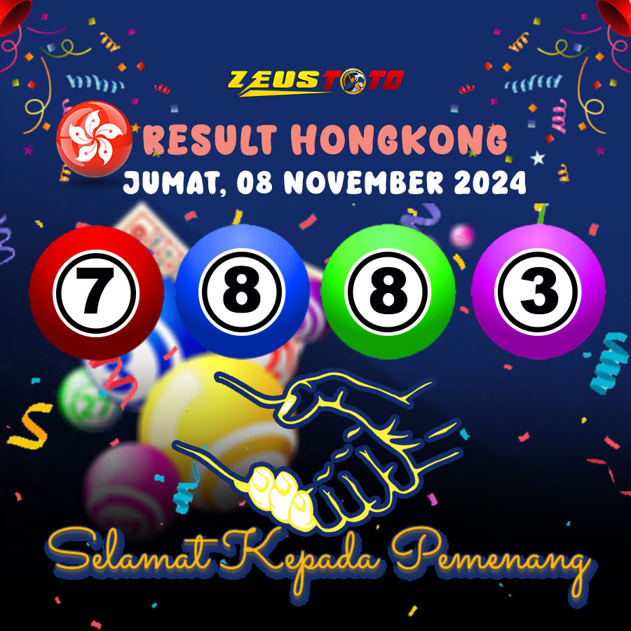 RESULT HONGKONG HARI INI JUMAT 08 NOVEMBER 2024