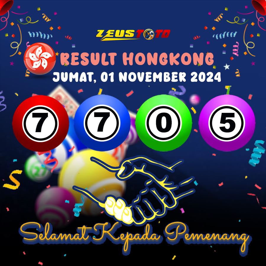 RESULT HONGKONG HARI INI JUMAT 01 NOVEMBER 2024