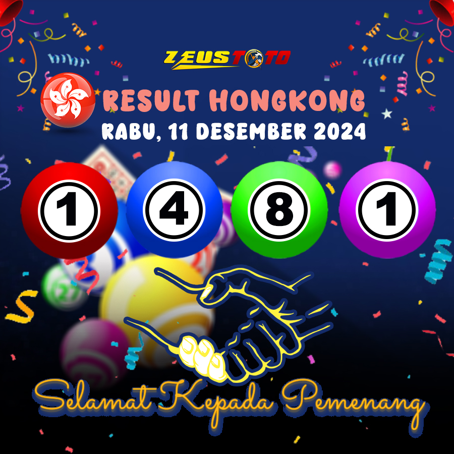 RESULT HONGKONG HARI INI RABU 11 DESEMBER 2024