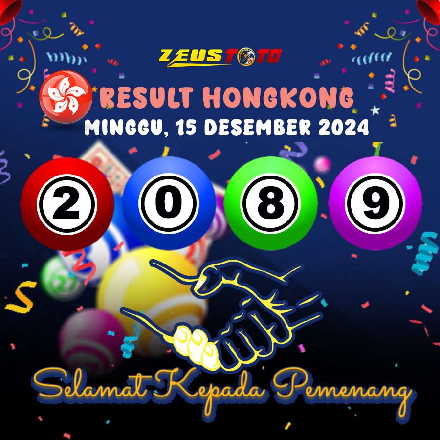 RESULT HONGKONG HARI INI MINGGU 15 DESEMBER 2024