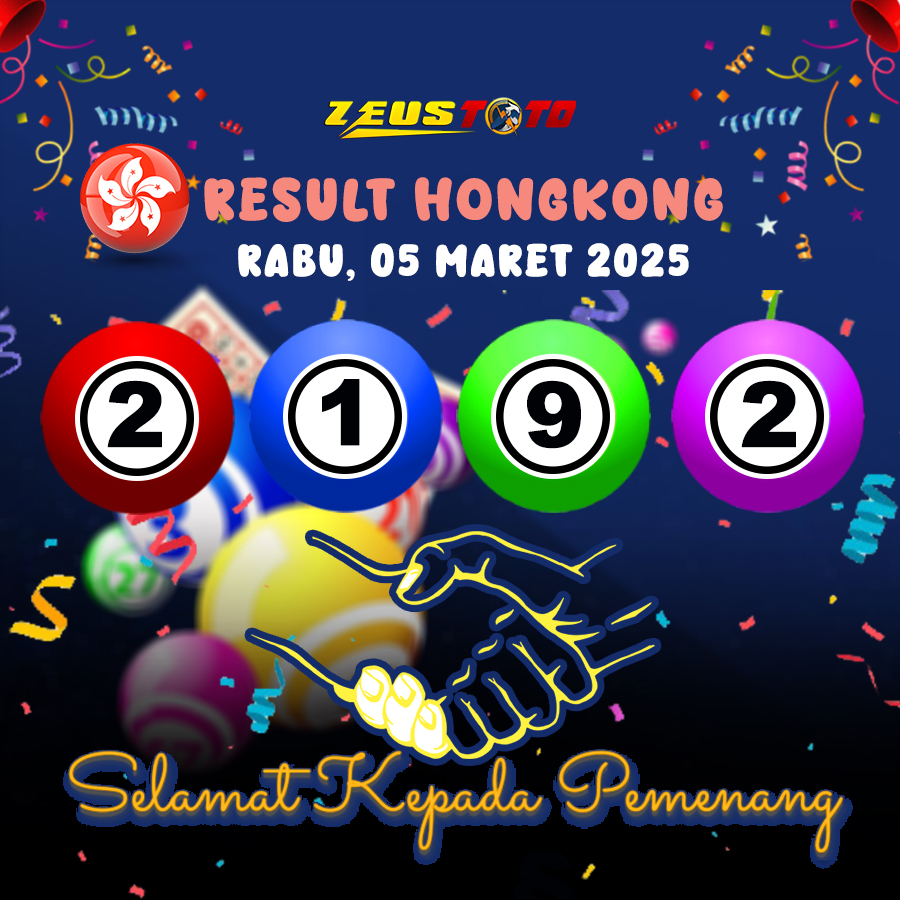 RESULT HONGKONG HARI INI RABU 05 MARET 2025