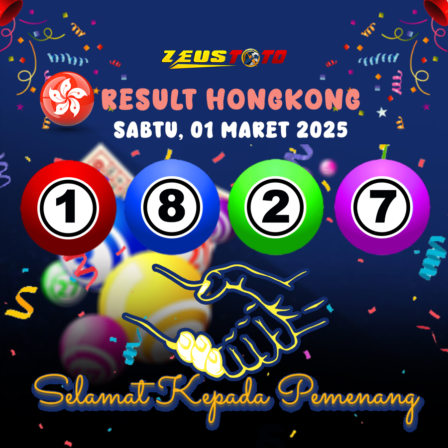 RESULT HONGKONG HARI INI SABTU 01 MARET 2025